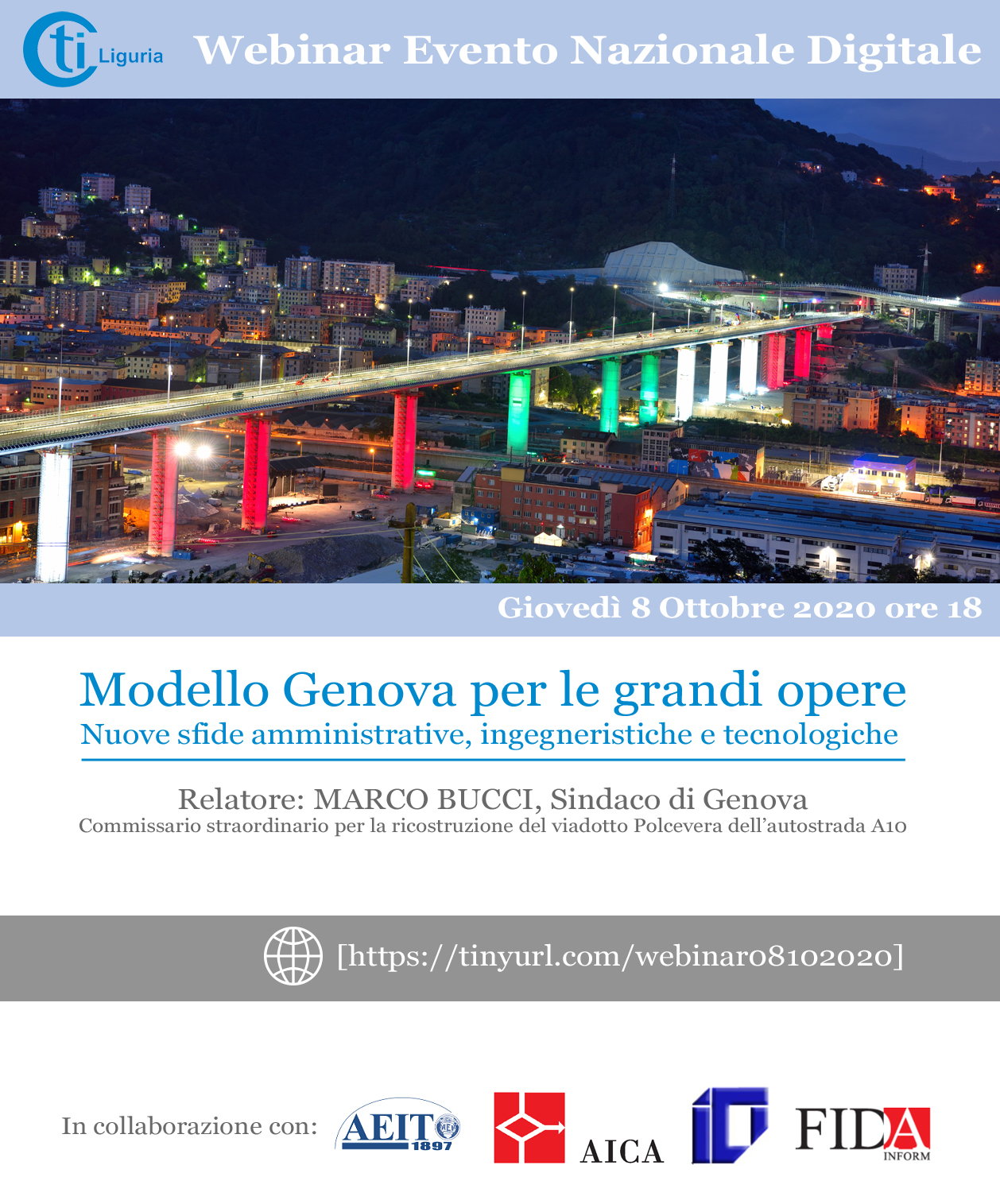 Banner webinar Modello GE Grandi opere 8 10 2020